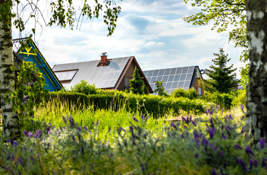 Hauser Grun Solarzellen